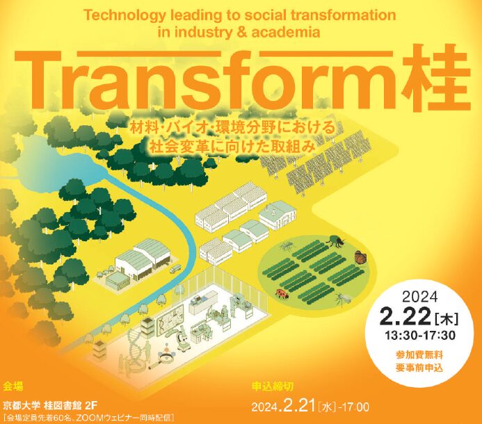 京都大学若手研究者産学連携ネットワークイベント：Transform桂